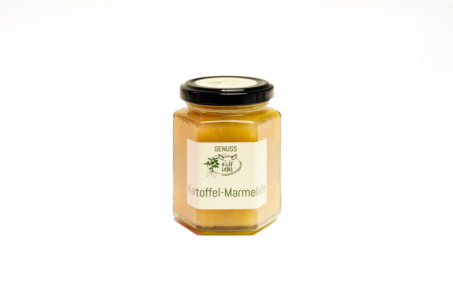 Kartoffel-Marmelade vom Hof Lenz – cremiger Aufstrich aus hofeigenen Kartoffeln, handgemacht, leicht süßlich, perfekt zu Käse oder Brot