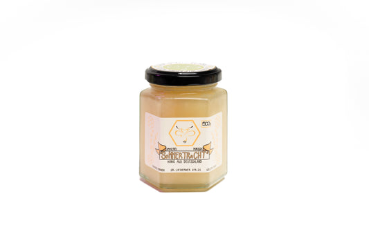 Sommertracht Honig vom Hof Lenz – cremiger Blütenhonig aus Deutschland, 500 g Glas, regional, naturbelassen, fein aromatisch